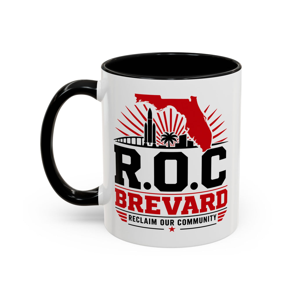 ROC Brevard Accent Coffee Mug — Reclaim Our Community Florida Souvenir (11/15oz)