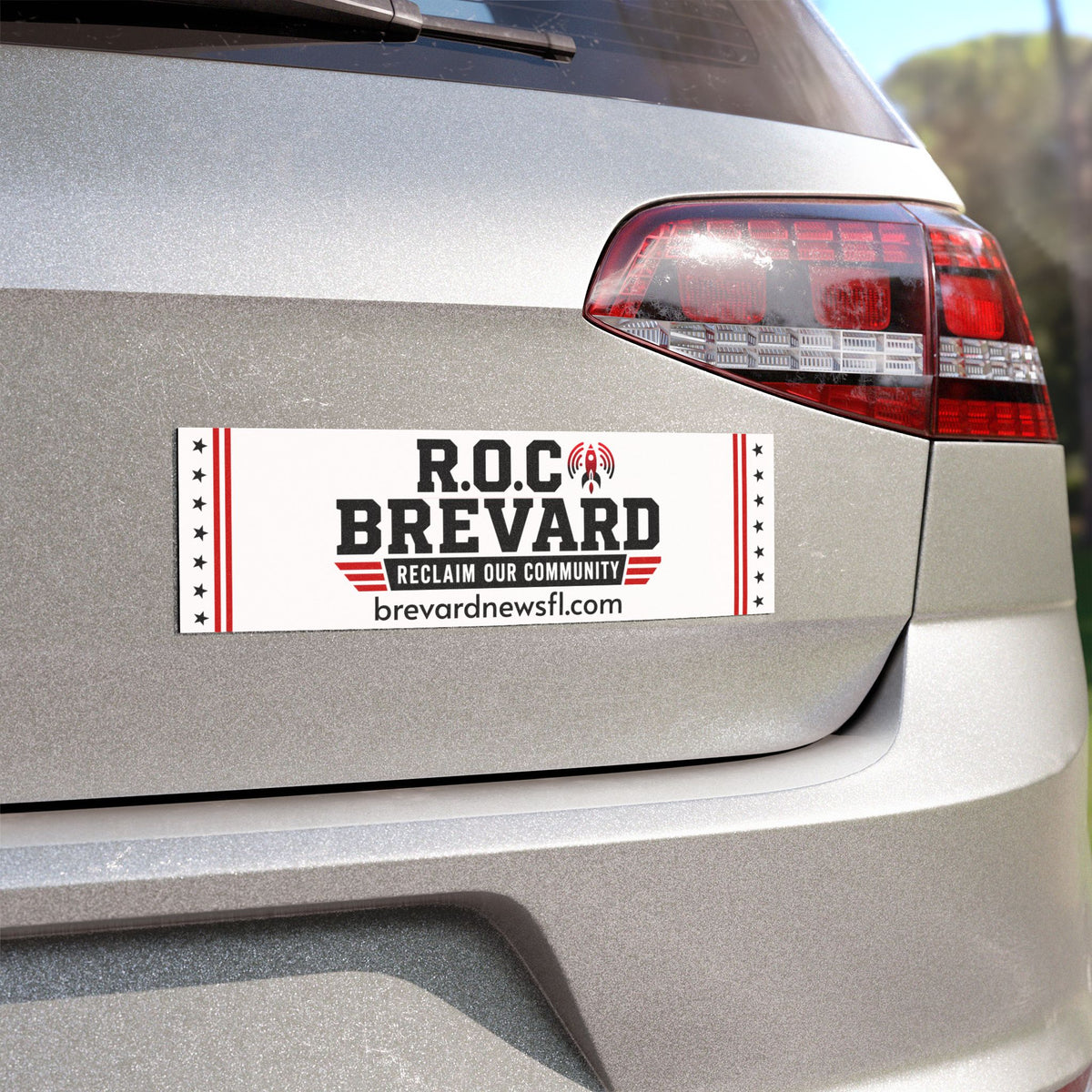 R.O.C. Brevard Car Magnet — Reclaim Our Community Promotional Bumper Magnet