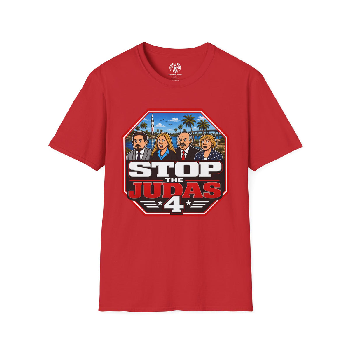 T-Shirt — Stop the Judas 4 Political Parody Tee